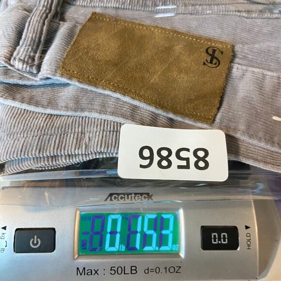 Todd Synder Men 32x30 Corduroy Pants Slim Fit Leg Slate Gray Casual Everyday - Picture 12 of 12